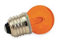 3CRC6 LED Light Bulb, A12, 585-610nm, Amber, PK10