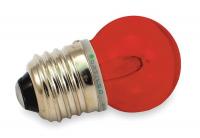 3CRC9 LED Light Bulb, A12, 620-640nm, Red, PK10