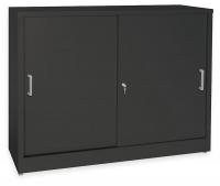 3CRW8 Storage Cabinet, 2 Shelf, 18In D, Blk