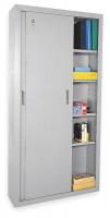 3CRX9 Storage Cabinet, 5 Shelf, 12In D, Dove Gray