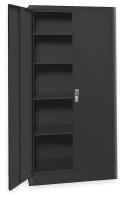 3CRZ8 Radius Storage Cabinet, 5 Shelf, 24In, Blk