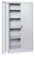 3CRZ3 Radius Storage Cabinet, 5 Shelf, 12In, Gry