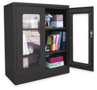 3CTA5 Radius Storage Cabinet, 3 Shelf, 24In, Blk