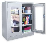 3CTA6 Radius Storage Cabinet, 3 Shelf, 24In, Gry