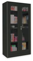 3CTA8 Radius Storage Cabinet, 5 Shelf, 12In, Blk