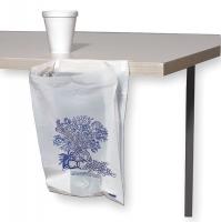 3CUF9 Bedside Bag, White, 11 In. L, PK 2000
