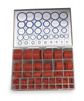 3CVZ8 O-Ring Asst, Silicone, 436 Pcs, 36Szs