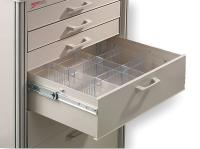 3CWE9 Drawer Divider Kit, 5-1/2 In. H, Clear