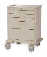 3CWF2 Medical Cart, Steel/Polymer, Lt. Taupe