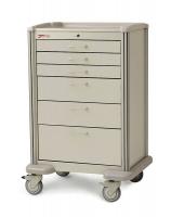 3CWG3 Medical Cart, Steel/Polymer, Light Taupe