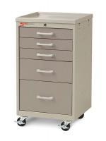 3CWH8 Compact Cart, Steel/Polymer, Lt./Dk.Taupe