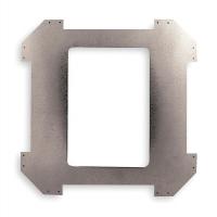 3CWT4 Mounting Bracket, Wall, White, PK 2