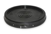 3CYK6 Tear Tab Plastic Lid, Blk, For 3CYK7, 3CYK8
