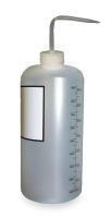 3CZW5 Wash Bottle, 32 oz., Natural, Polypropylene