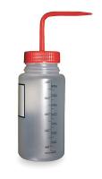 3CZY2 Wash Bottle, Wide, Polypropylene, Red