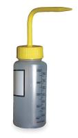 3CZY5 Wash Bottle, Polypropylene, Yellow