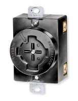 3D015 Receptacle, 3P, 4W, 30A, 600VAC/250VDCV