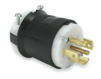 3D118 Plug, Twist Lock, 4P, 5W, 20/10A, 250/600V