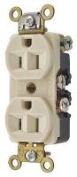 3D182 Receptacle, Duplex, 15A, 125V, IV, General