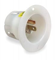 3D189 Flanged Inlet, 15A, 125V, 5-15P