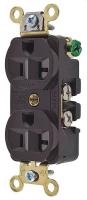 3D202 Receptacle, Duplex, 20A, 125V, BR, General