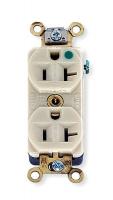 3D289 Receptacle, Lighted Duplex, 20A, 125V, IV