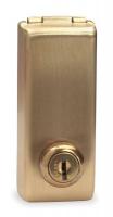 3D298 Cover, Switch, Locking, Brass