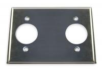 3D563 Stainless Wall Plate, Silver