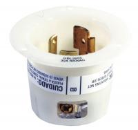 3D637 Twist-Lock Inlet, L19-30P, 2P, 3W, 600V