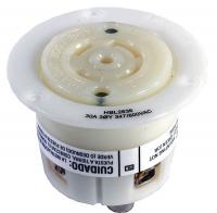 3D666 Twist-Lock Outlet, L23-30R, 4P, 5W, 347/600V