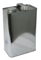 3DAA9 Rectangular Steel Jug, 1 Gal, With Cap