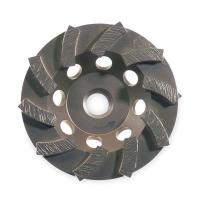 3DPY4 Segment Cup Wheel, Diamond, Turbo, 5x5/8-11