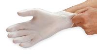 3DVG3 Disposable Gloves, PVC, M, Clear, PK100