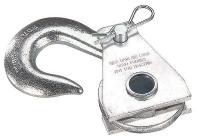 3DVH4 Snatch Block, Safety Swivel Hook
