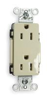 3DVU2 Receptacle, Style Line, 15A, 5-15, Almond