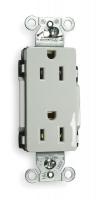 3DVU7 Receptacle, Style Line, 15A, 5-15, White