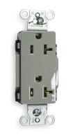 3DVX2 Receptacle, Style Line, 20A, 5-20, Gray