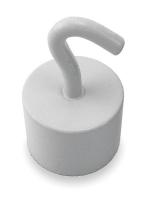 3DXZ3 Magnetic Hook, Neodymium, White, 24 Lb