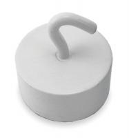 3DXZ4 Magnetic Hook, Neodymium, White, 61 Lb