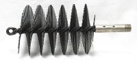3EDE6 Flue Scraper, Dia 3 1/4, 1/4 MNPT, Length 8
