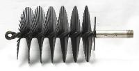 3EDE7 Flue Scraper, Dia 3 1/2, 1/4 MNPT, Length 8