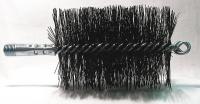 3EDH3 Flue Brush, Dia 3 1/4, 1/4 MNPT, Length 8