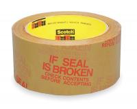 3EGK9 Carton Tape, Polypropylene, Tan, 48mm x 50m