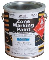 3EHF8 Zone Marking Paint, Black, 1 gal.