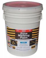 3EHJ2 Zone Marking Paint, Red, 5 gal.
