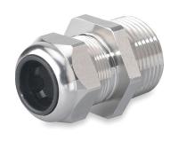 3EHV8 Cord Connector, Rge .5-.75 In, 1/2 In, SS