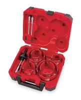3EJF1 Wood Hole Saw Kit, 10 Pc