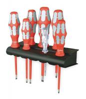 3EJX1 Insulated Screwdriver Set w/Tester, 7 Pc