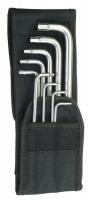 3EKC1 Ball End Hex Key Set, 3/32-3/8 In, L-Shpd