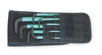 3EKJ6 Ball End Hex Key Set, 5/64-5/16 In, L-Shpd